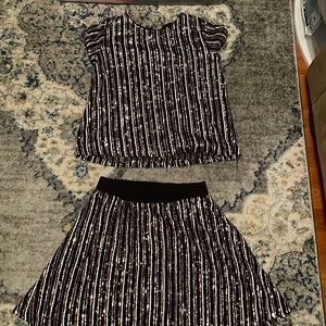 2 pc girls sequin outfit